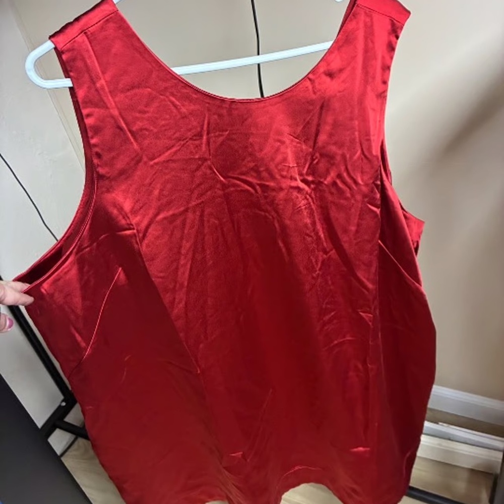 Red Satin dress